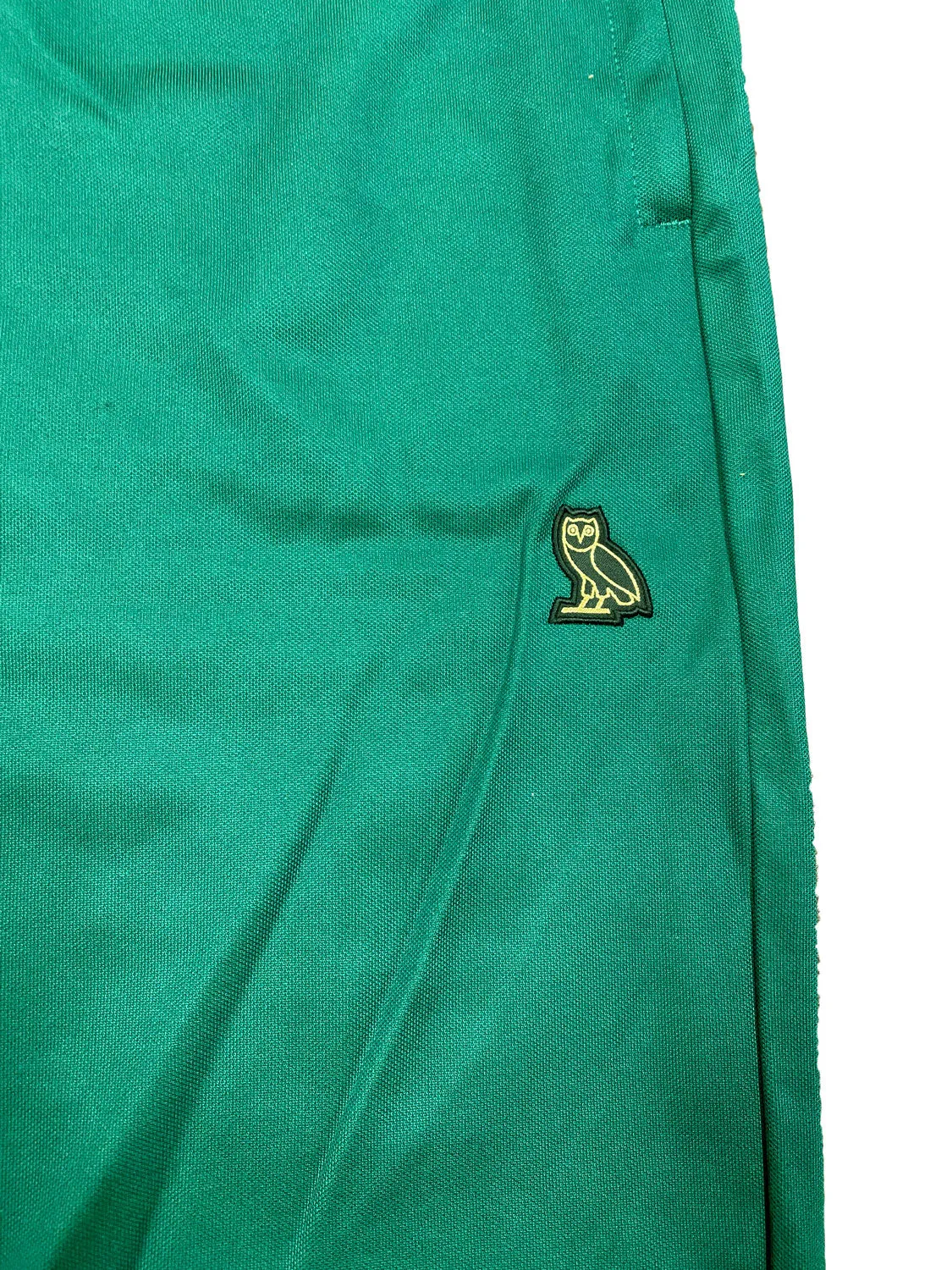 OCTOBERS VERY OWN OVO Men's Green Classic Track Pants w/ Zip Leg NWT