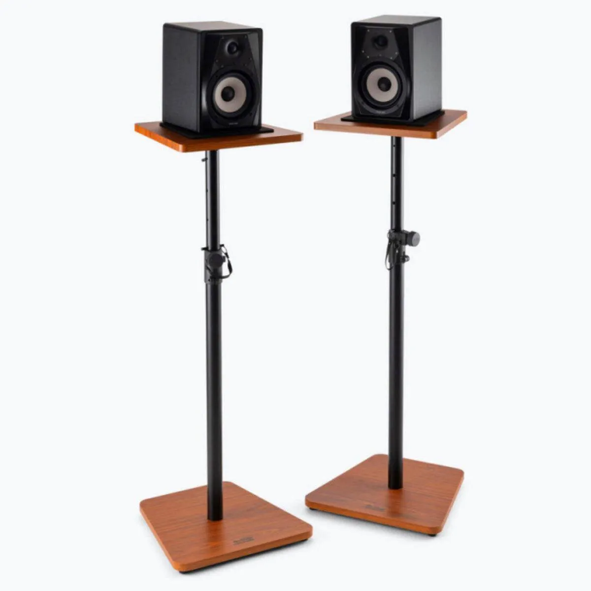 On-Stage Wood Monitor Stand ~ Pair ~ Rosewood
