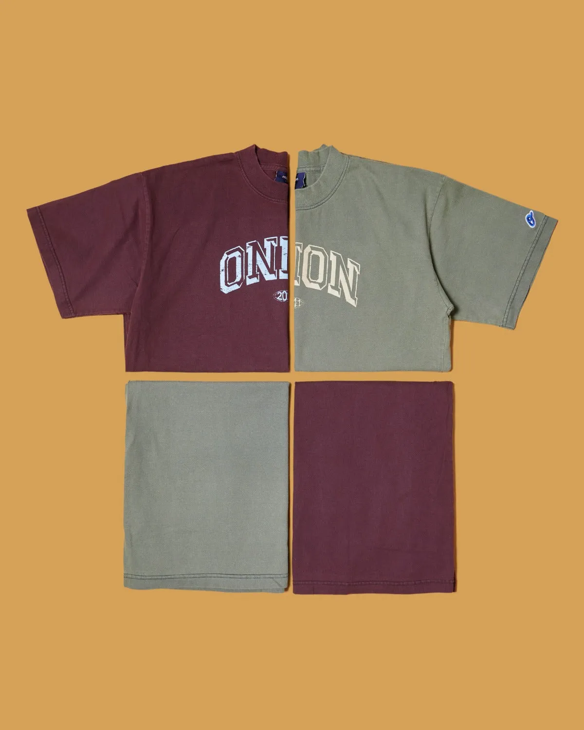 Onion University Cracked Prints - Olive