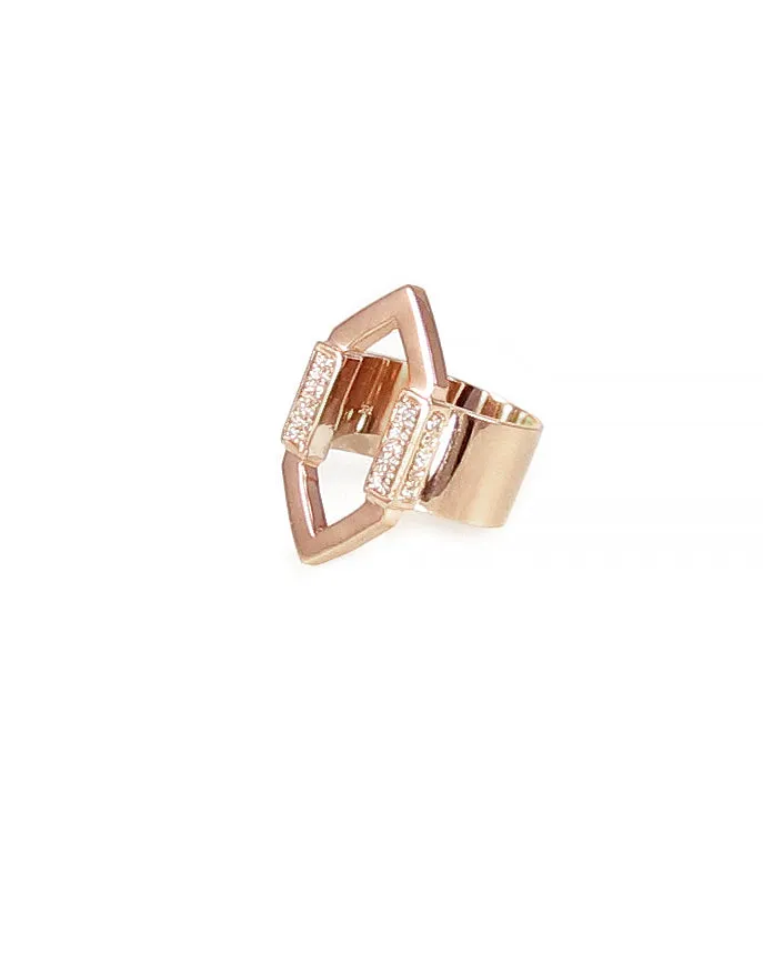 Open Marquis Diamond Band