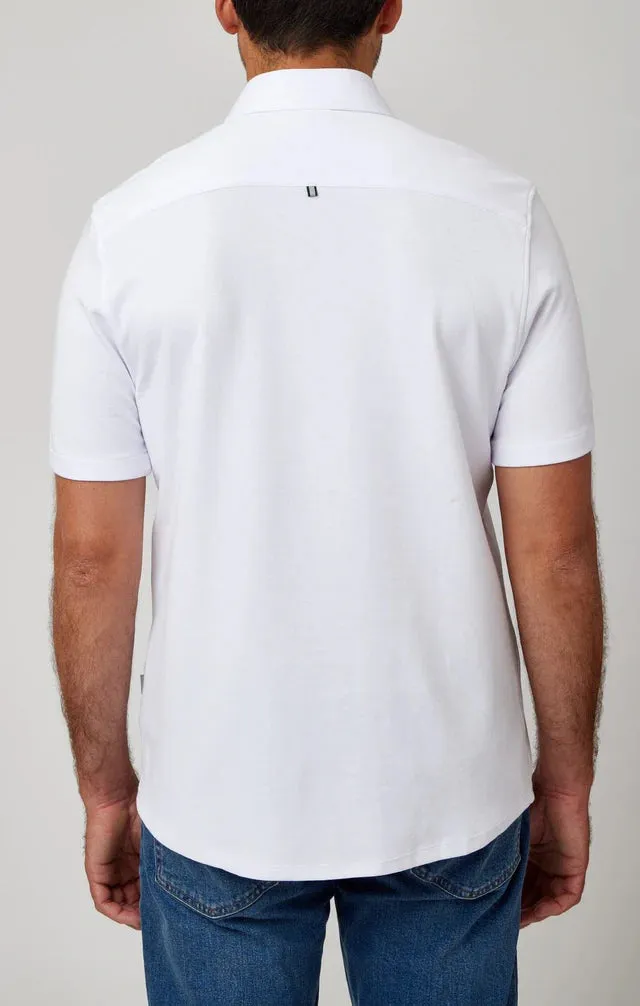 Origin Pique Short Sleeve - White