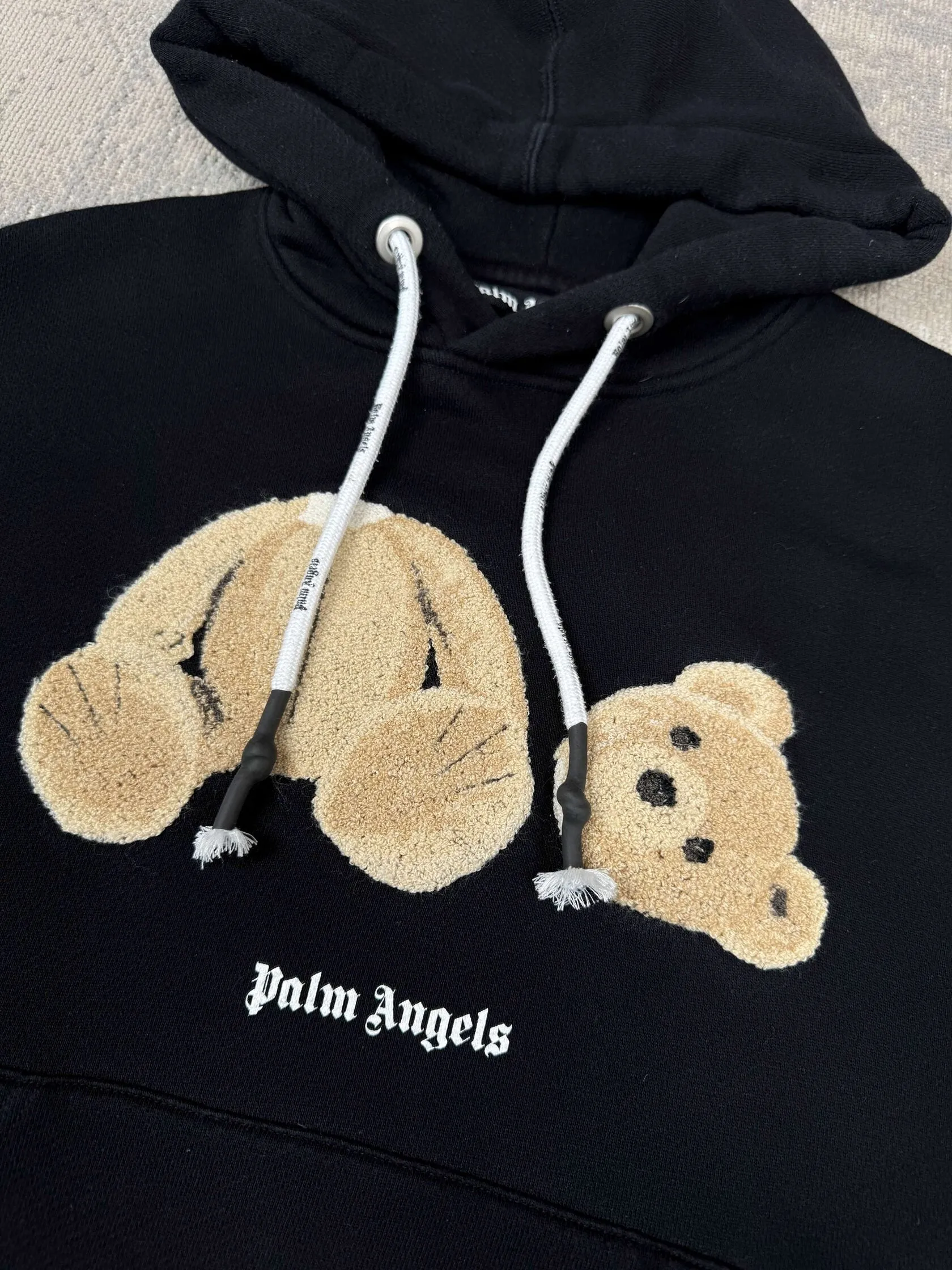 Palm Angels Kill The Bear Hoodie - Black