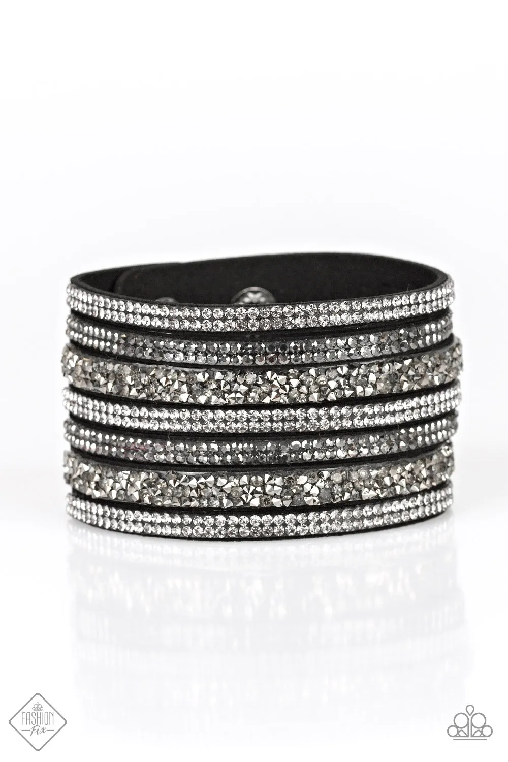 Paparazzi Rebellious Shine Bracelet Black