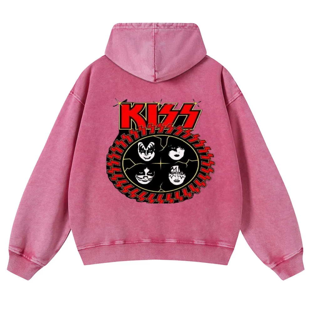 Parihar Men's Rock Band Pullover Hoodies