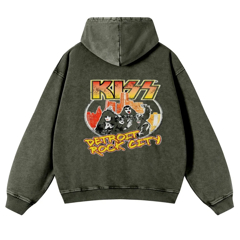 Parihar Men's Rock Band Pullover Hoodies