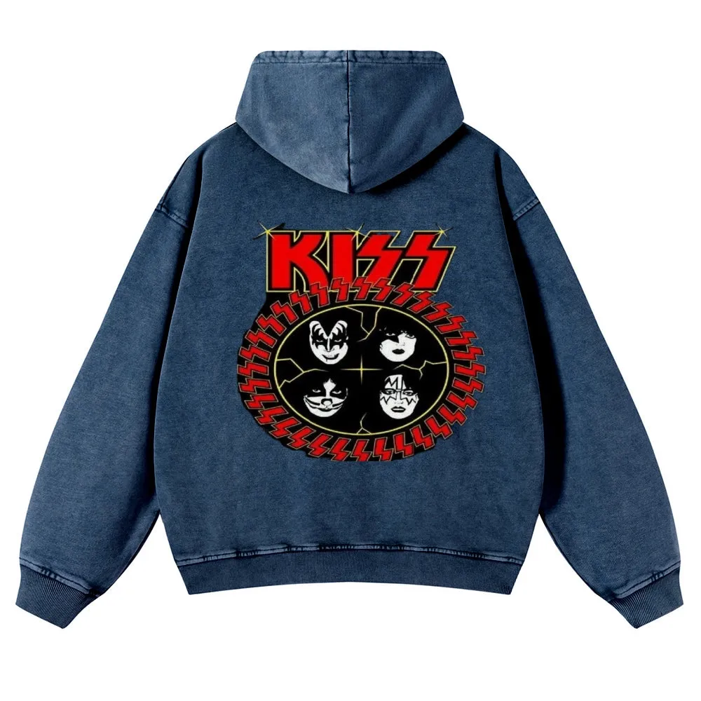 Parihar Men's Rock Band Pullover Hoodies
