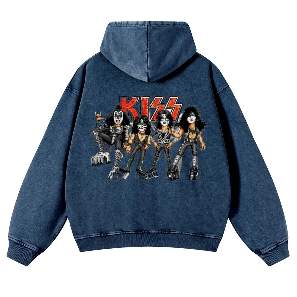 Parihar Men's Rock Band Pullover Hoodies