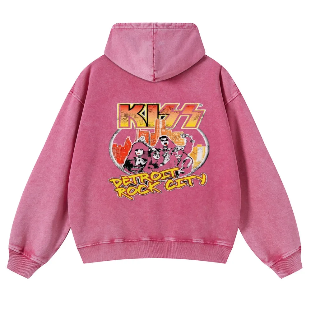 Parihar Men's Rock Band Pullover Hoodies