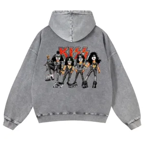 Parihar Men's Rock Band Pullover Hoodies