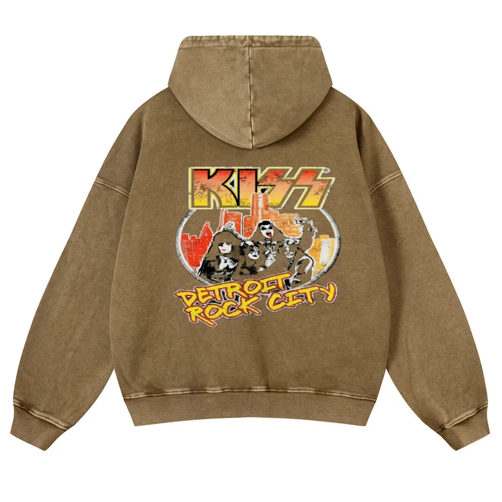 Parihar Men's Rock Band Pullover Hoodies