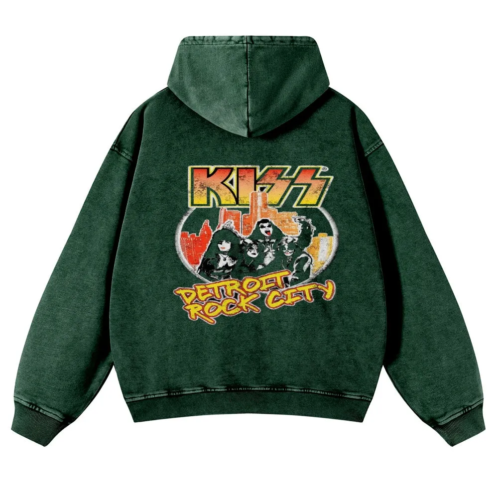 Parihar Men's Rock Band Pullover Hoodies