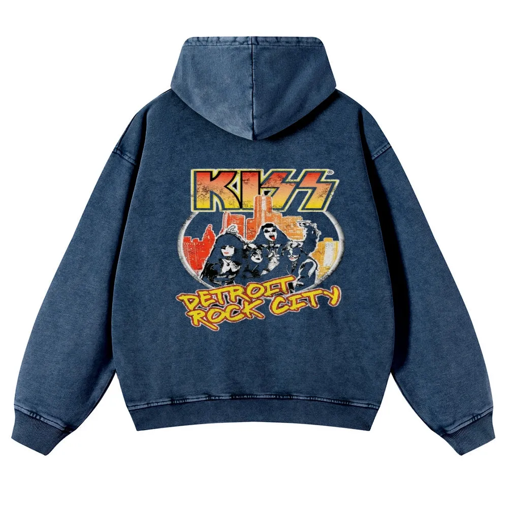 Parihar Men's Rock Band Pullover Hoodies