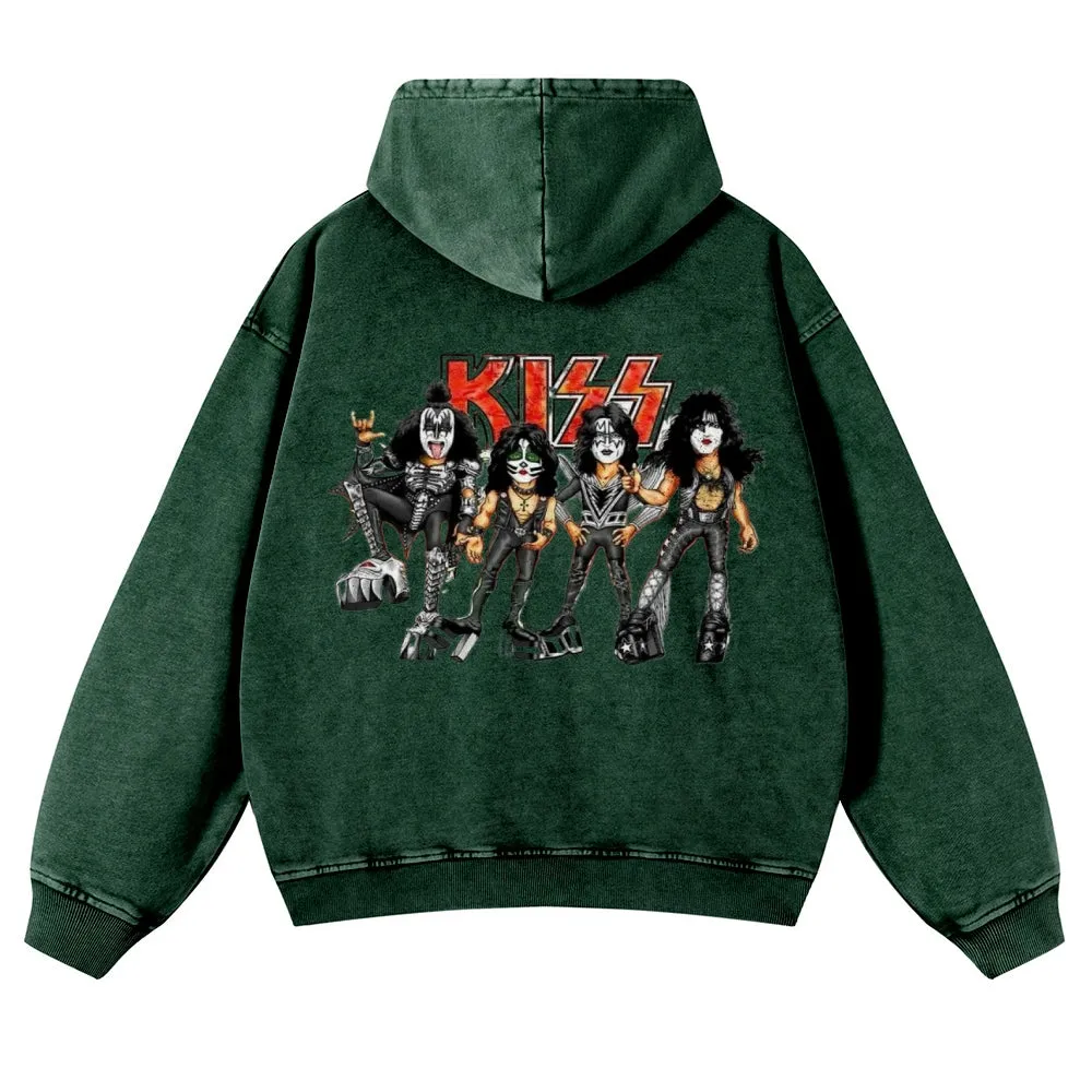 Parihar Men's Rock Band Pullover Hoodies