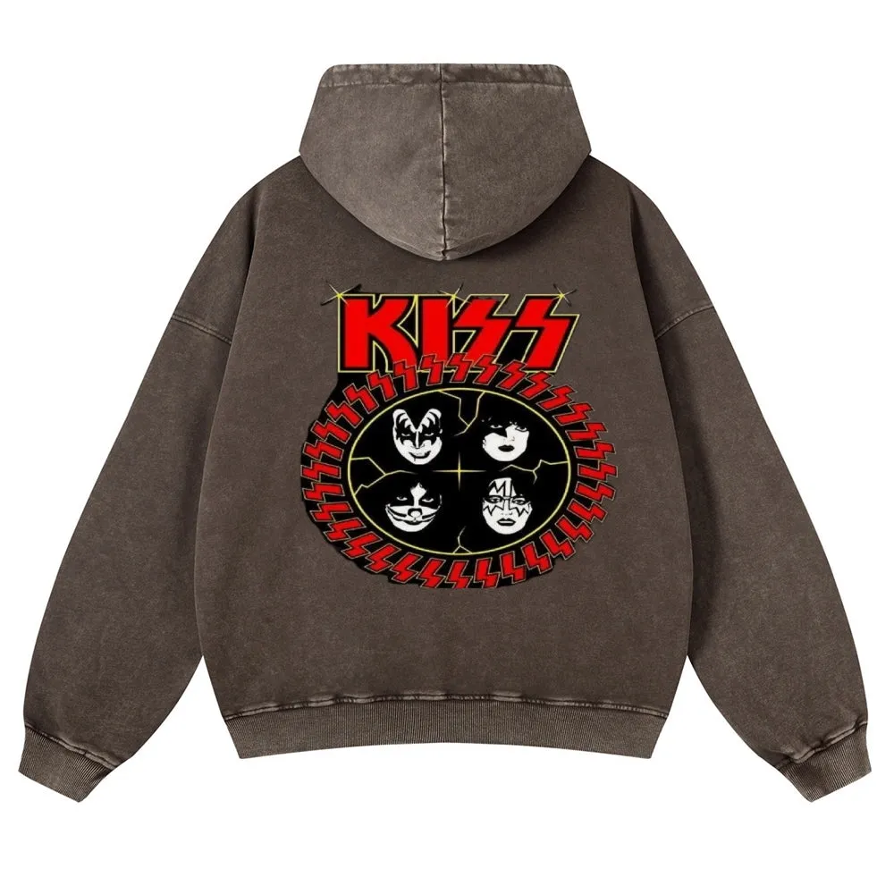 Parihar Men's Rock Band Pullover Hoodies