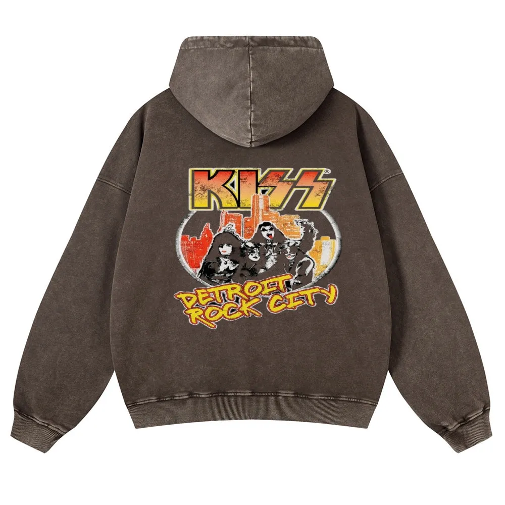 Parihar Men's Rock Band Pullover Hoodies