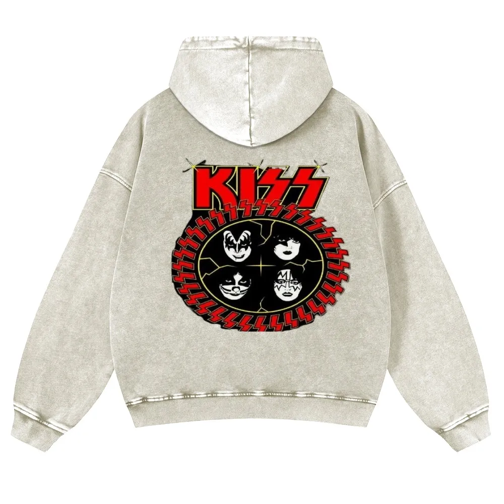 Parihar Men's Rock Band Pullover Hoodies