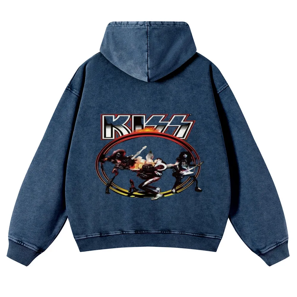 Parihar Men's Rock Band Pullover Hoodies