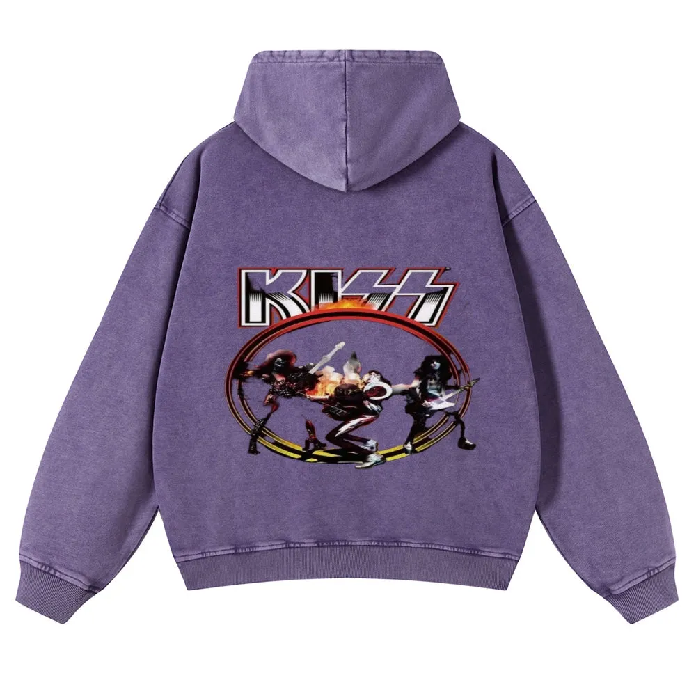 Parihar Men's Rock Band Pullover Hoodies