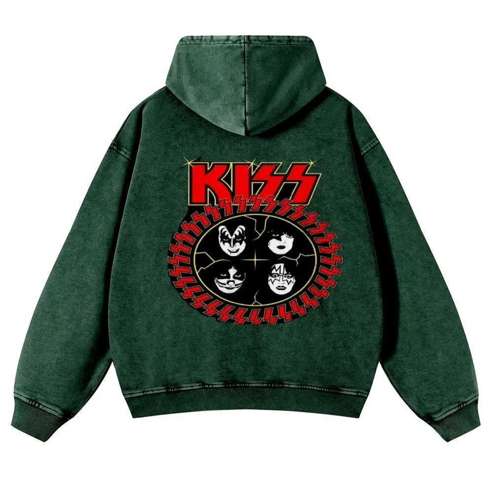 Parihar Men's Rock Band Pullover Hoodies