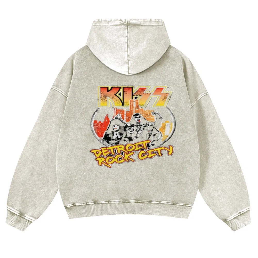 Parihar Men's Rock Band Pullover Hoodies