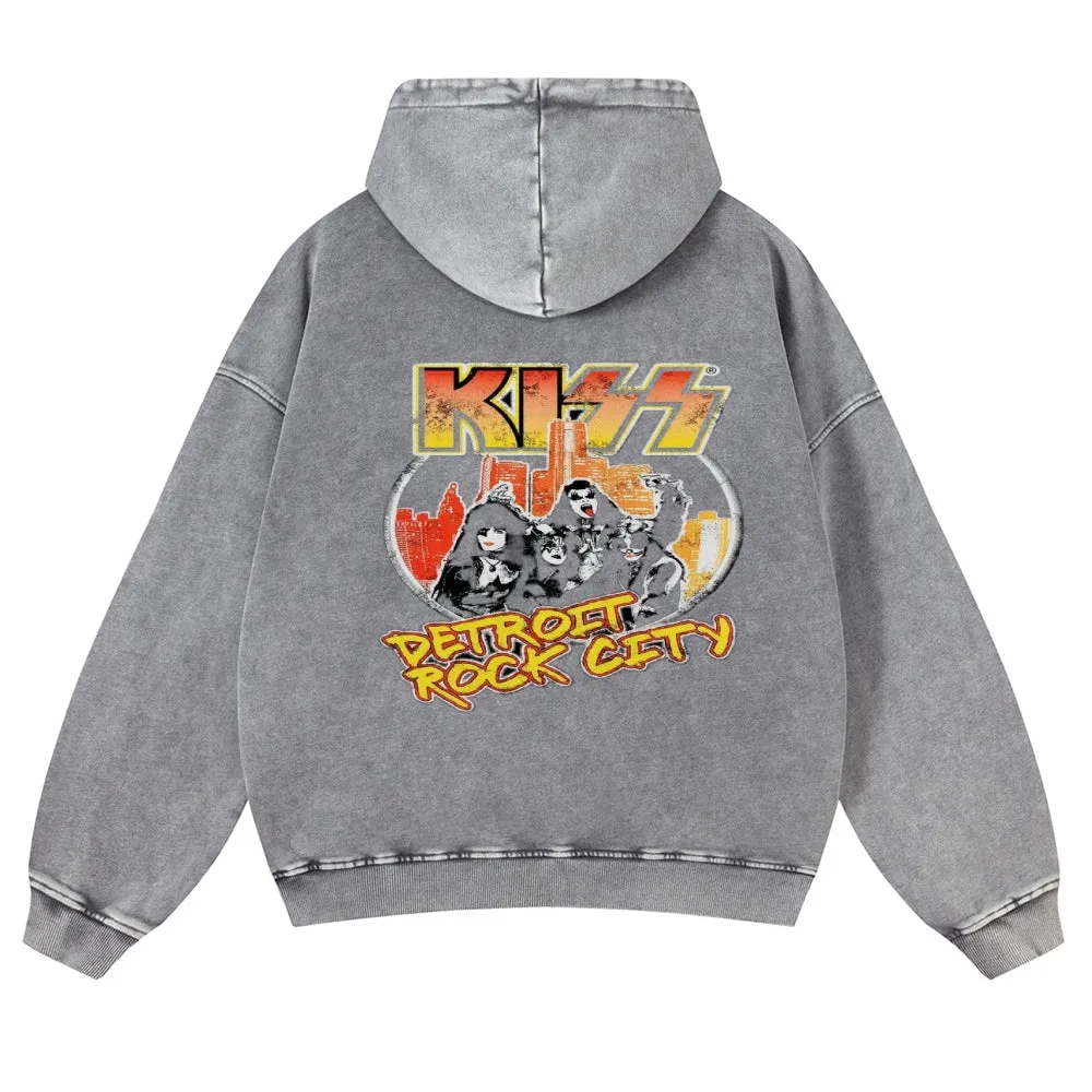Parihar Men's Rock Band Pullover Hoodies