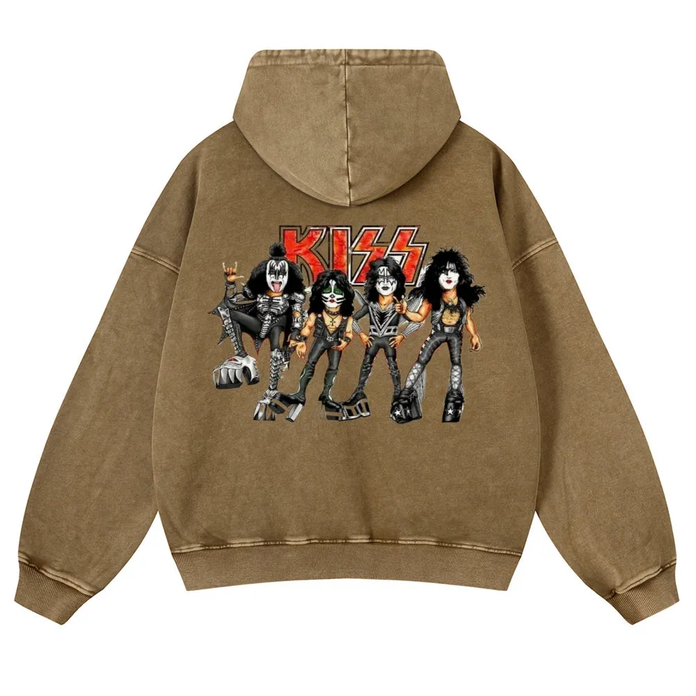 Parihar Men's Rock Band Pullover Hoodies