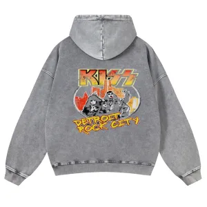 Parihar Men's Rock Band Pullover Hoodies