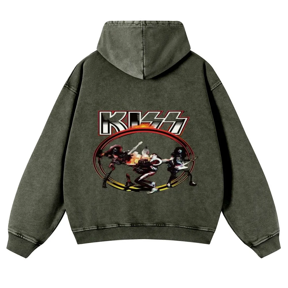 Parihar Men's Rock Band Pullover Hoodies