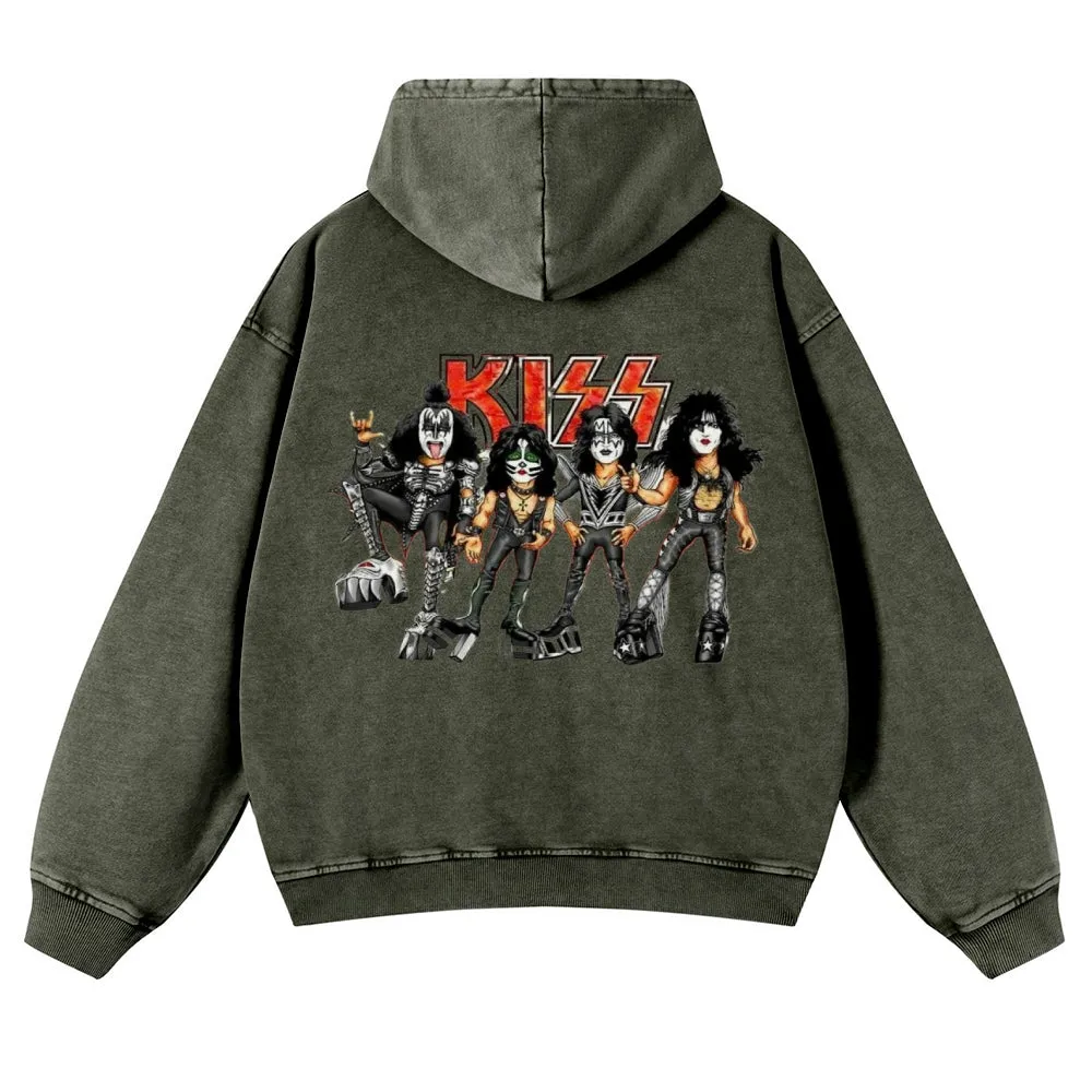 Parihar Men's Rock Band Pullover Hoodies