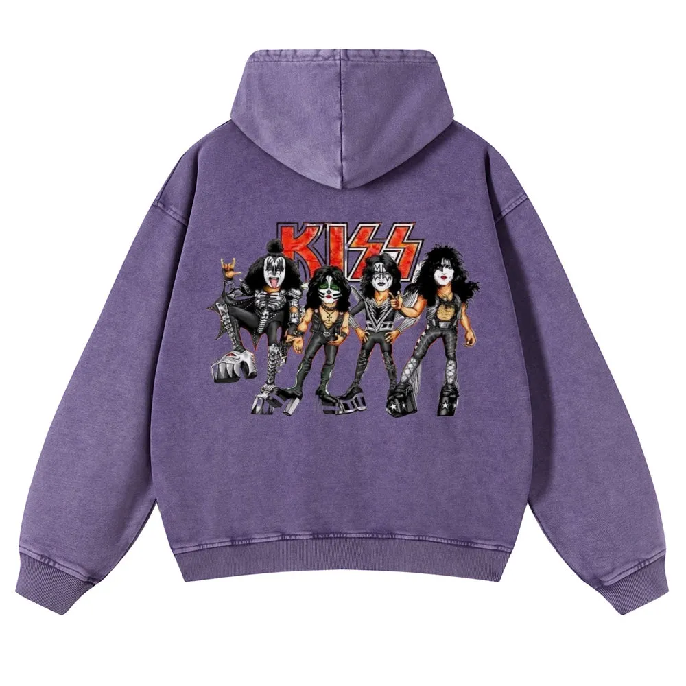 Parihar Men's Rock Band Pullover Hoodies