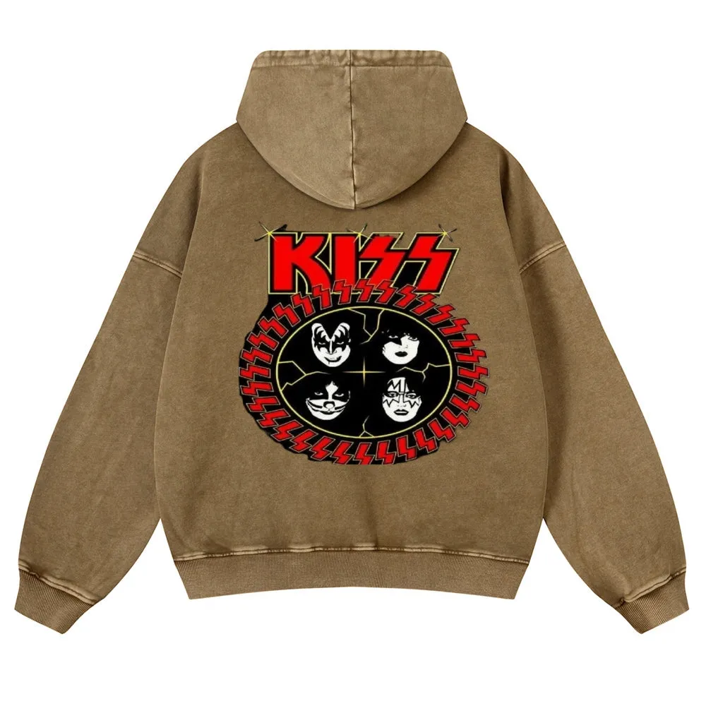 Parihar Men's Rock Band Pullover Hoodies