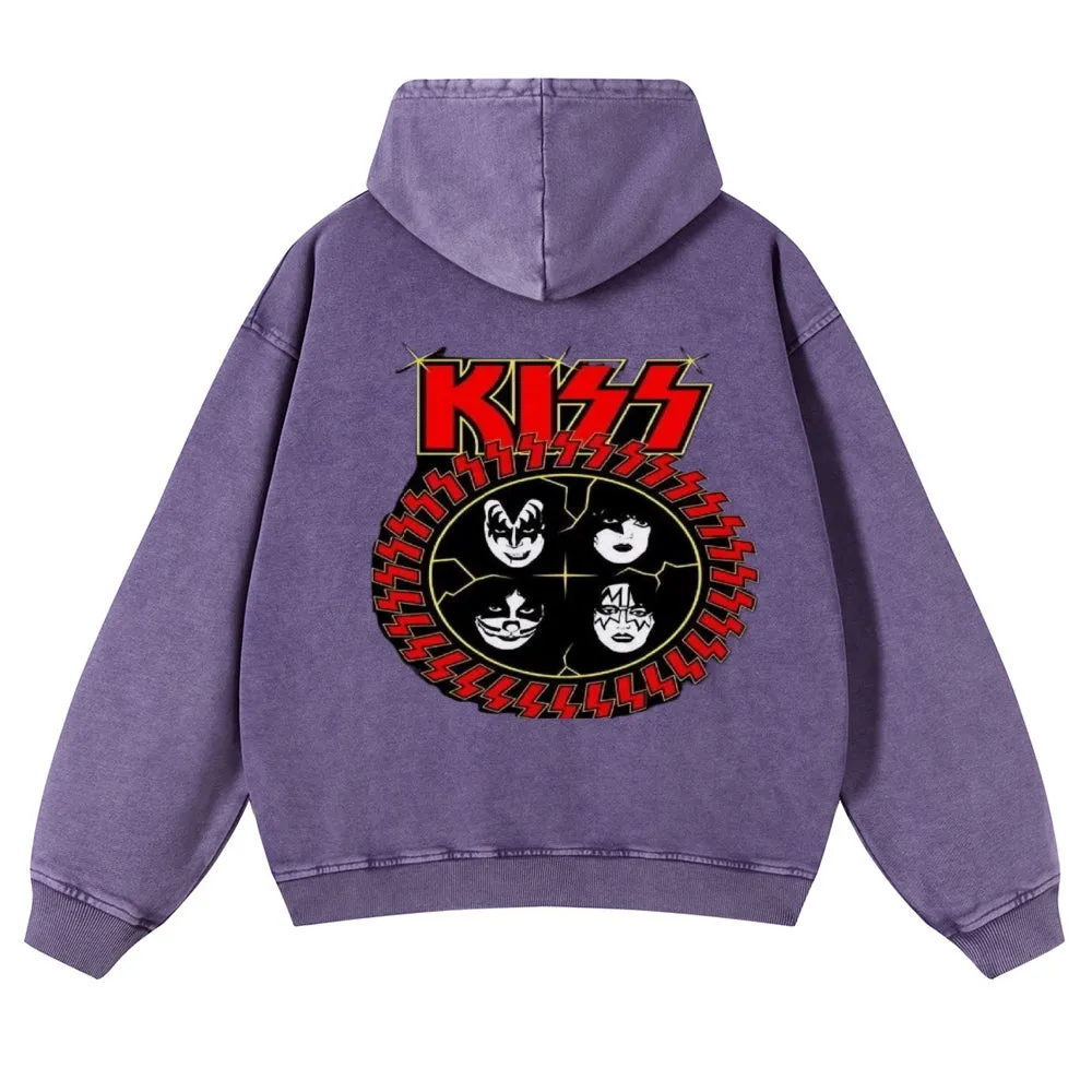Parihar Men's Rock Band Pullover Hoodies