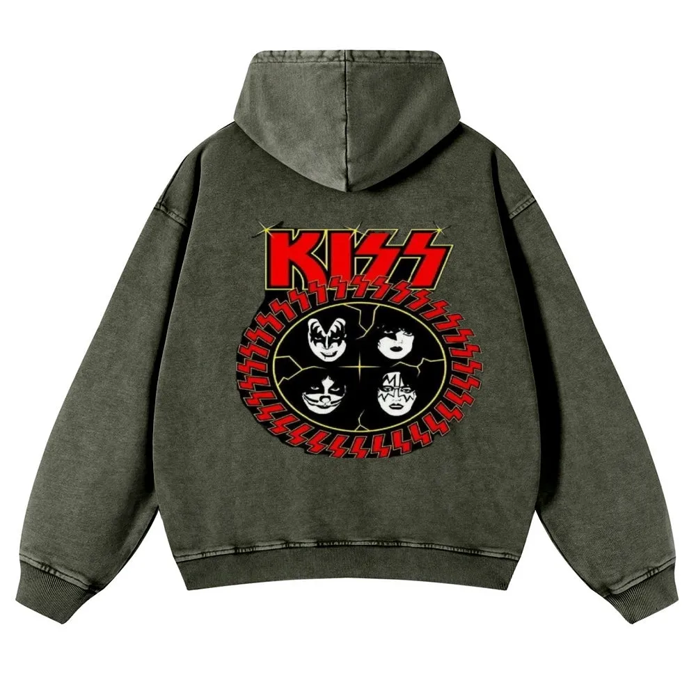 Parihar Men's Rock Band Pullover Hoodies