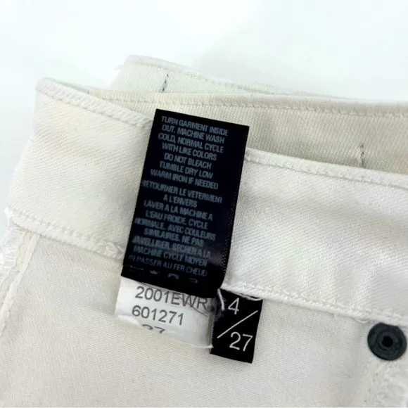 Parker Smith Skinny Jeans Eternal White Size 4/27