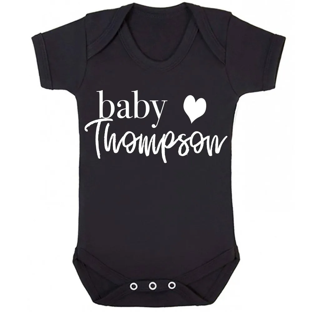 Personalised Baby Bodysuit baby grow