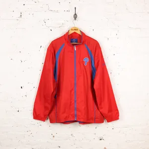 Philadelphia Phillies Baseball Reebok Jacket - Red - XL