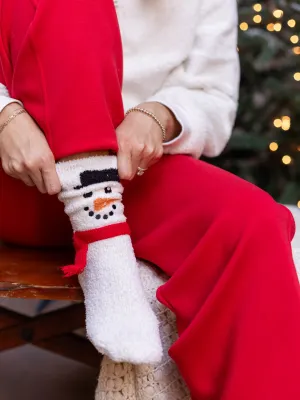PJ Salvage Snowman Sock
