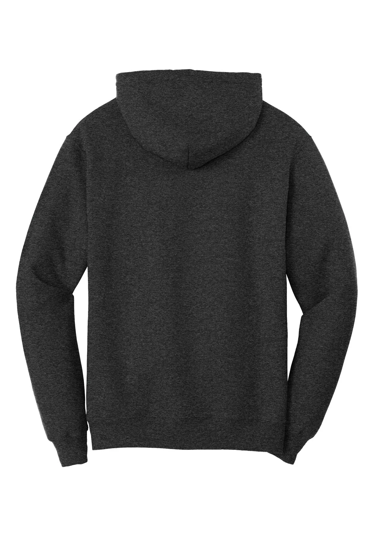 Port & Company Core Fleece Pullover Hooded Sweatshirt. PC78H Black Heather