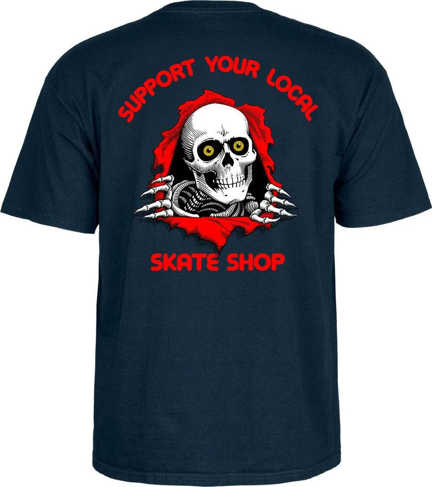 POWELL PERALTA SYLSS Ripper Tee Navy