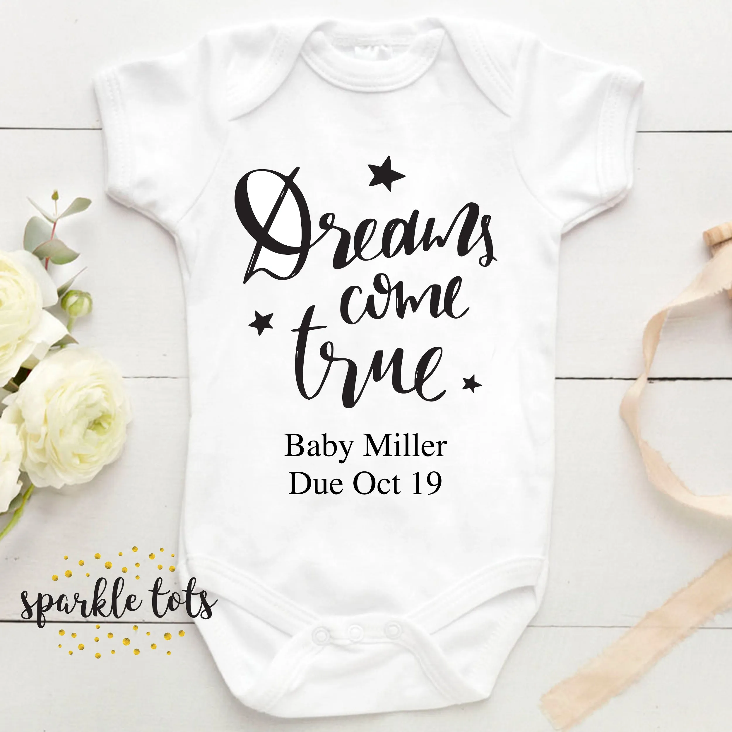 Pregnancy Announcement Baby Vest