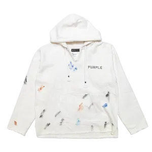 Purple Brand Cotton Ecru Summer Rain Beach Hoody