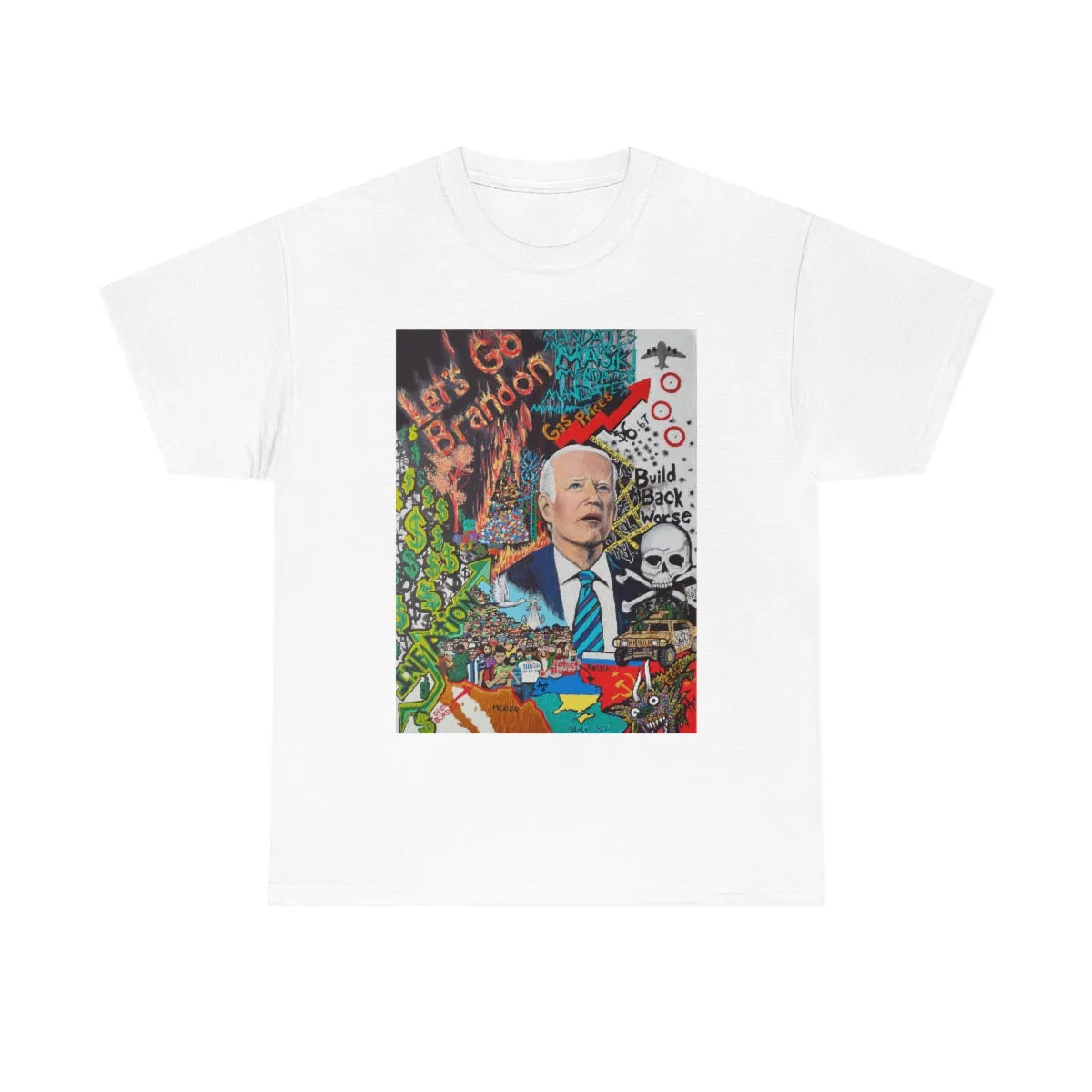 "Let's Go Brandon, Build Back Worse" Unisex T-Shirt