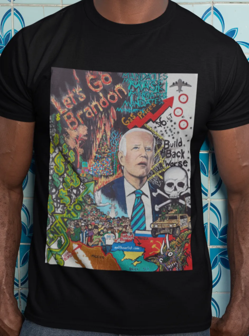 "Let's Go Brandon, Build Back Worse" Unisex T-Shirt