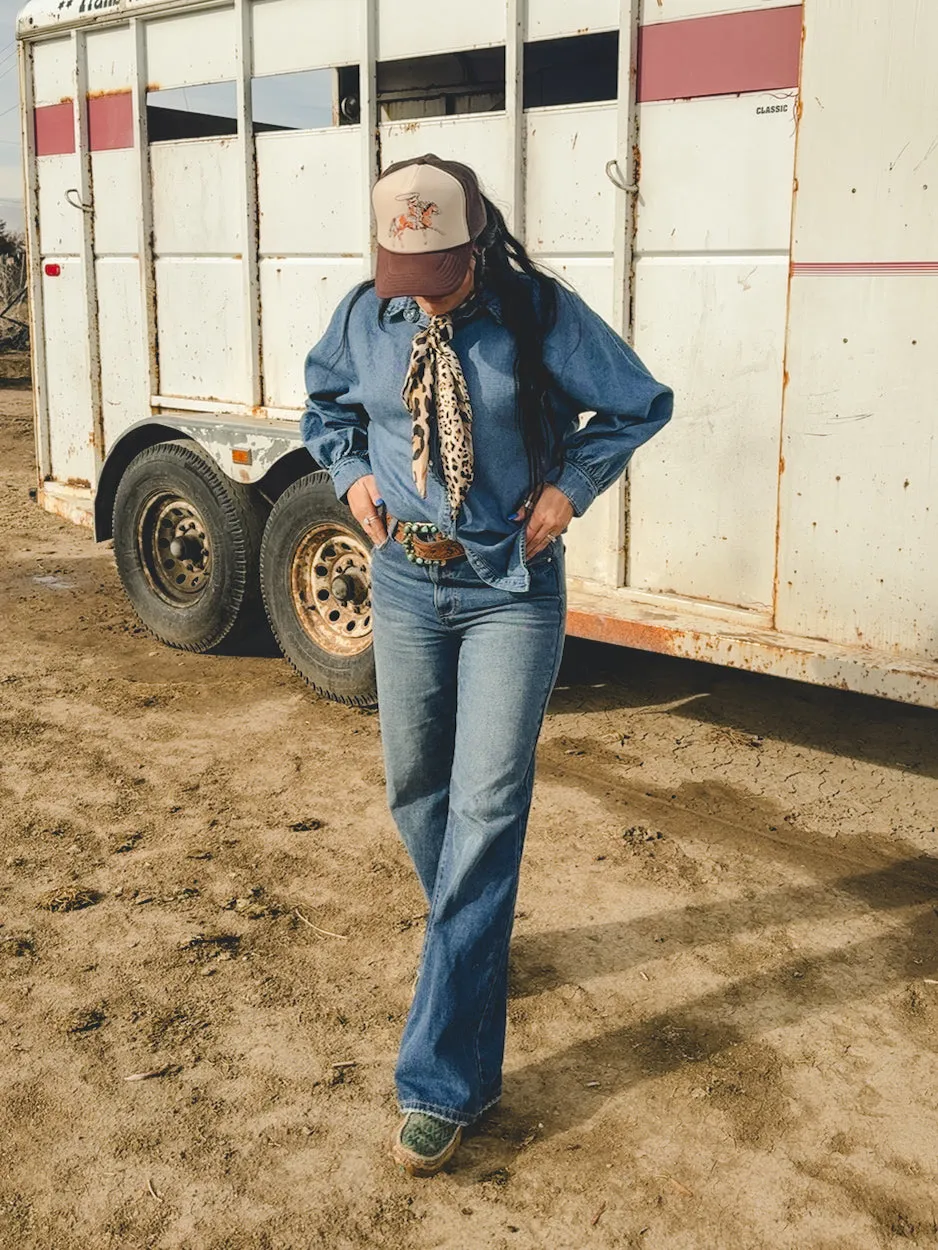Racheal Relaxed Bootcut Jeans