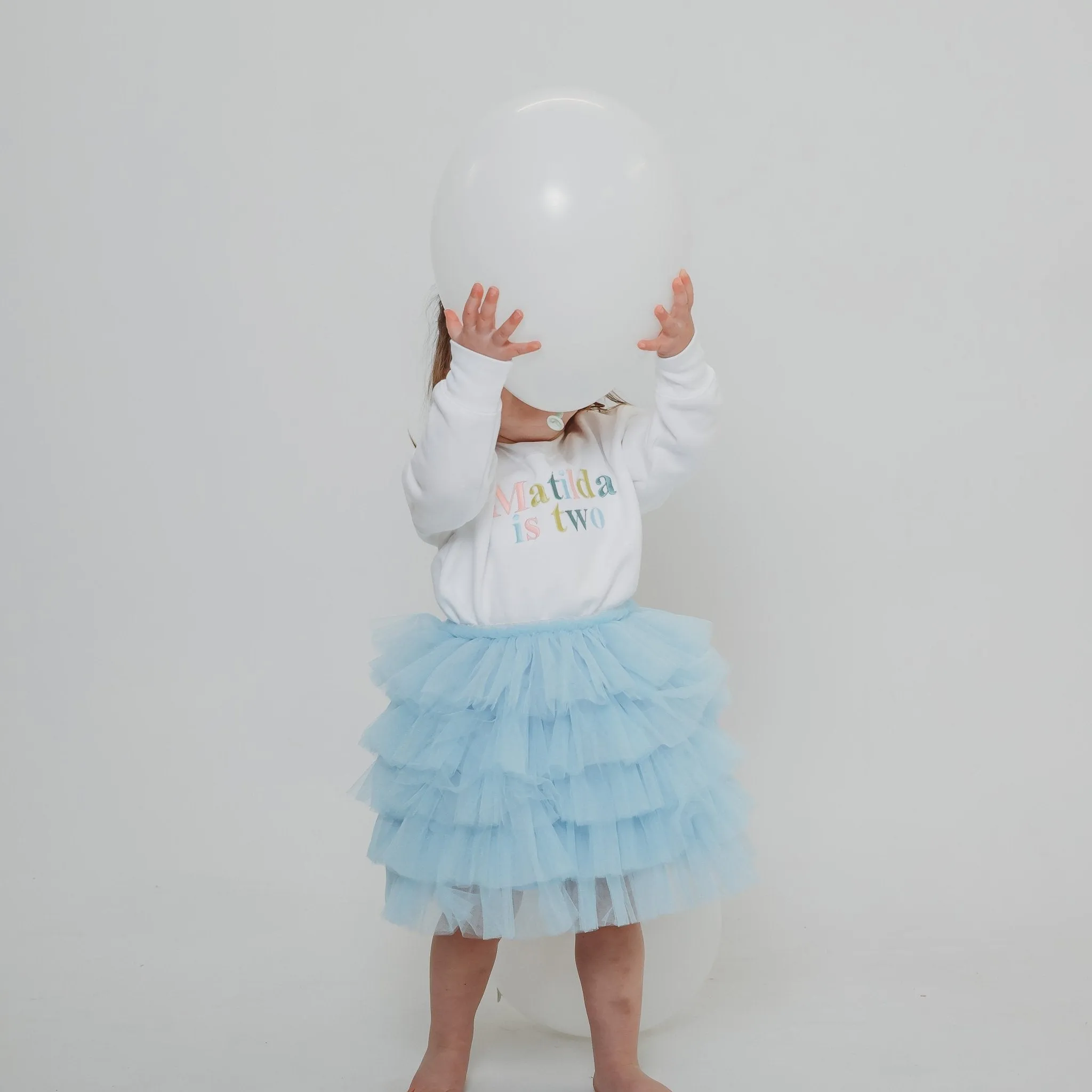 Rainbow Personalised Age Birthday Sweater