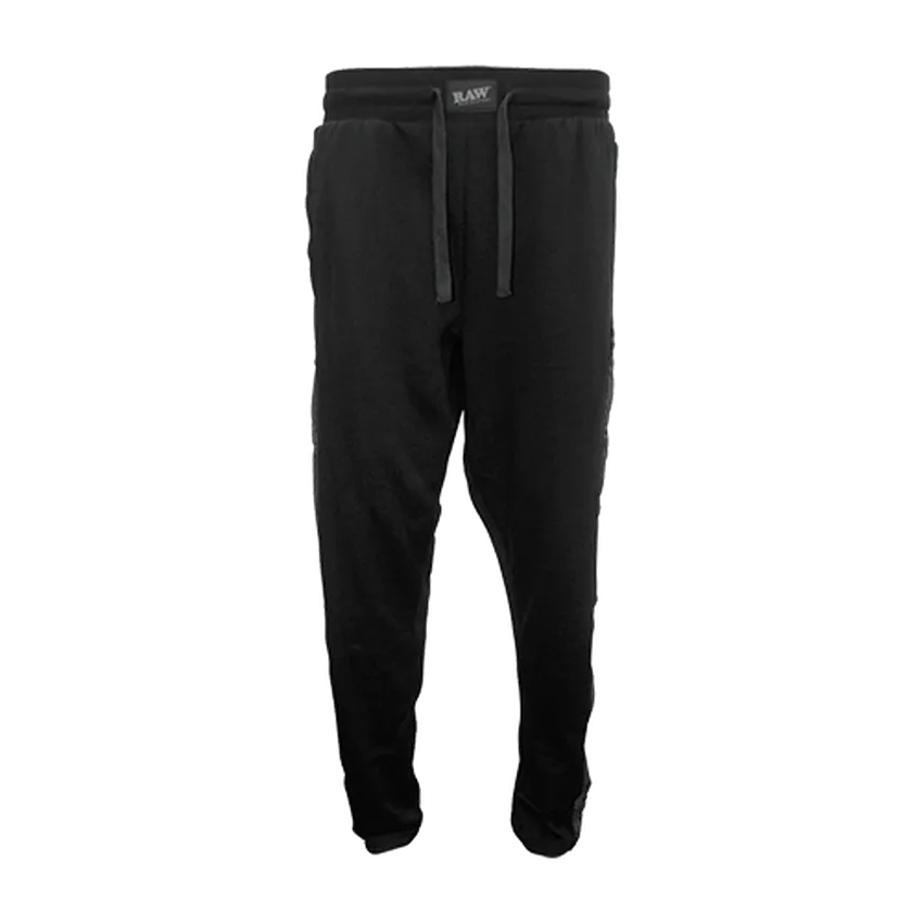 RAW x RP Black Sweatpants With Tonal Side Logo - Various Sizes - (1 Count)