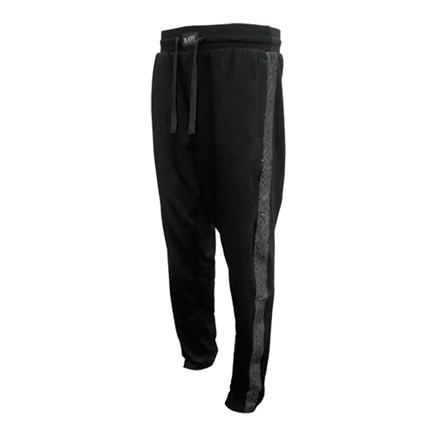 RAW x RP Black Sweatpants With Tonal Side Logo - Various Sizes - (1 Count)