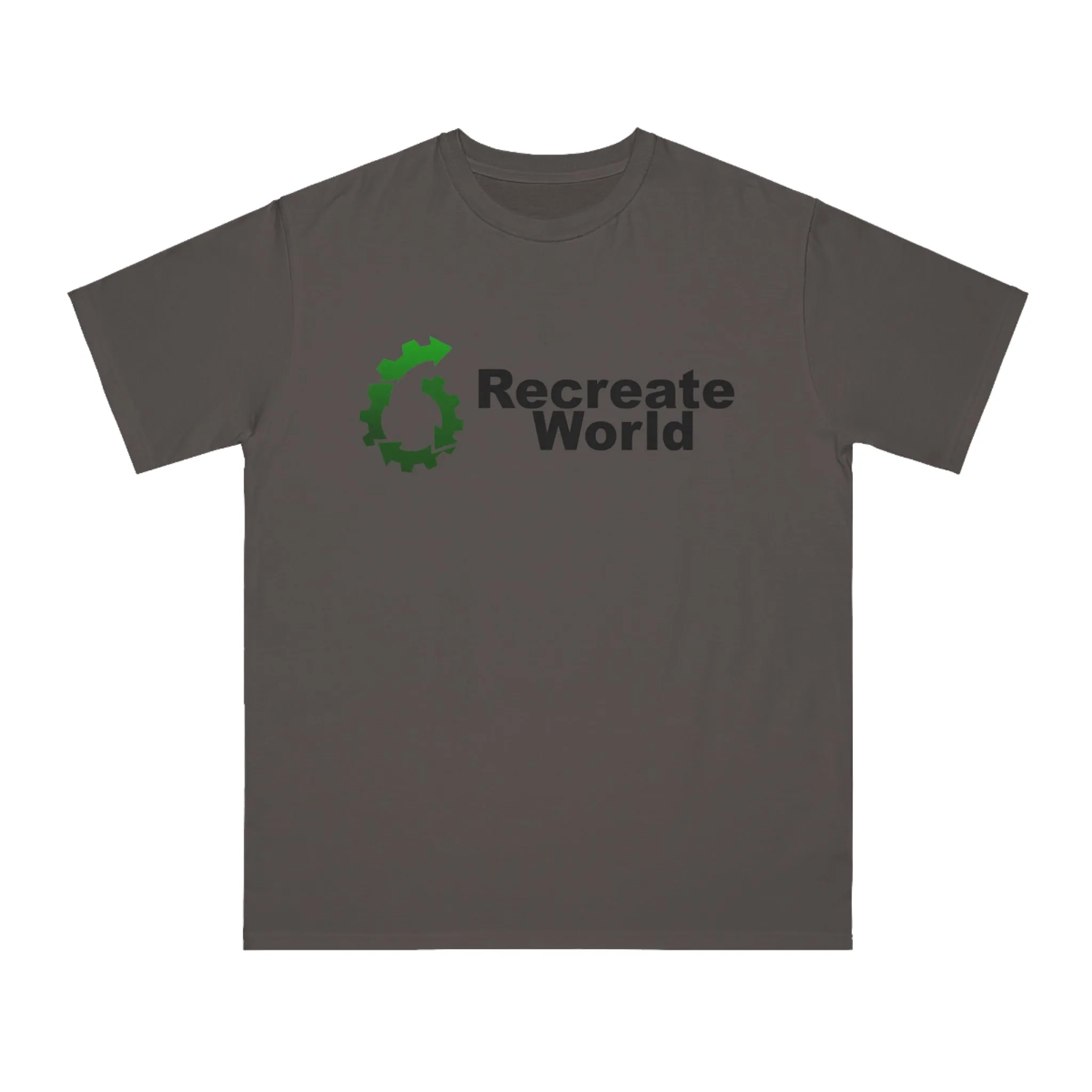 Recreate World Logo - 100% Certified Organic Cotton T-Shirt (5 Colors - Men's)