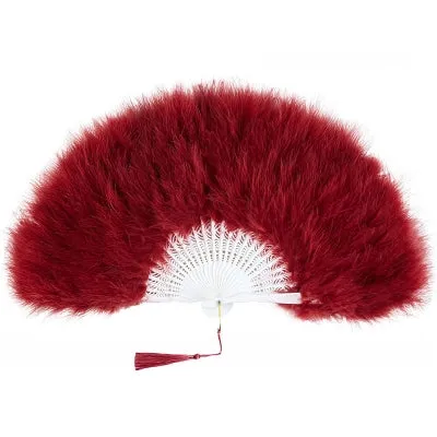 Red Feather Fan