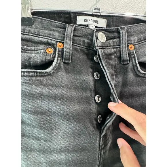 RE/DONE 70s High-Rise Stove Pipe Jeans size 23
